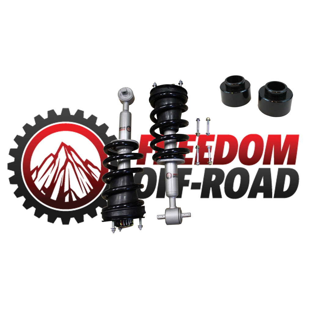 Freedom-Off-Road-3-Front-Quick-Strut-w/-2-Rear-Spring-Spacers-#FO-G803F30+FO-G30220R-FO-G803F30+FO-G30220R-CRO