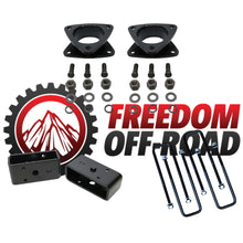 Load image into Gallery viewer, Freedom-Off-Road-3-Front-Steel-Strut-Spacer-/-2-Rear-Lift-Blocks-w/-U-Bolts-#FO-T601-KIT-FO-T601-KIT-CRO