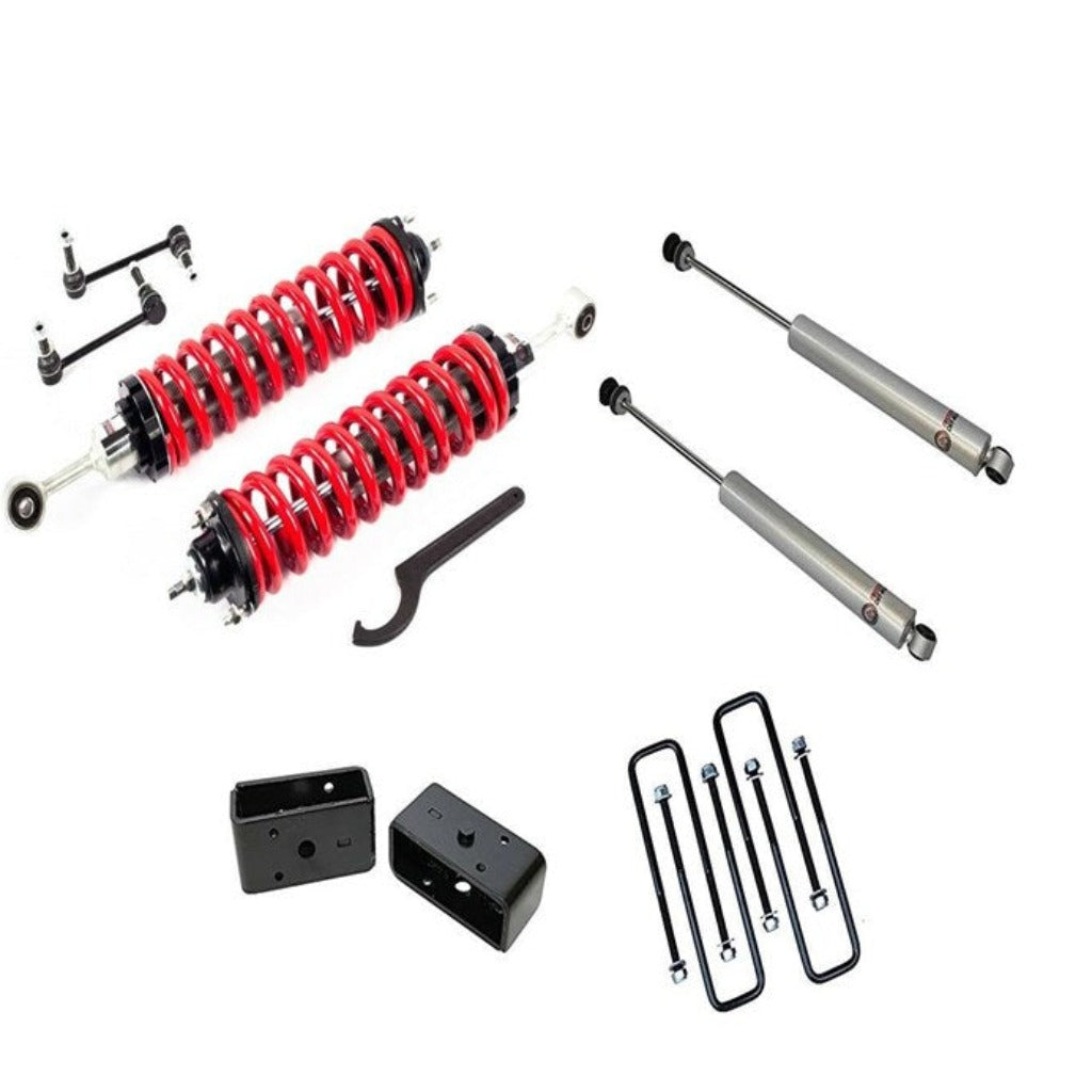 Freedom-Off-Road-2.5-5-Adjustable-Coilovers-/-3-Rear-Blocks-w/-U-Bolts-and-Shocks-#FO-T901-KIT-FO-T901-KIT-CRO