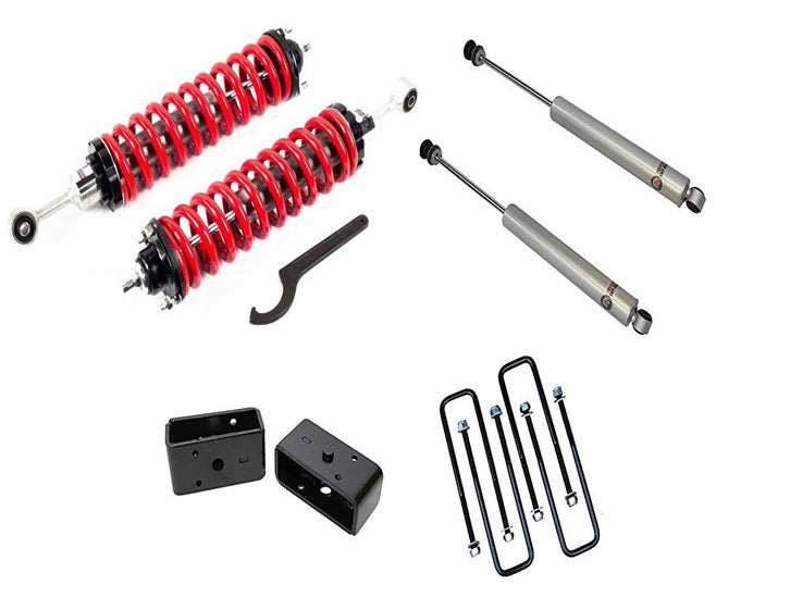 Freedom-Off-Road-1-4-Lift-Coilovers-3-/-Rear-Blocks-w/-U-Bolts-and-Shocks-#FO-T905-KIT-FO-T905-KIT-CRO