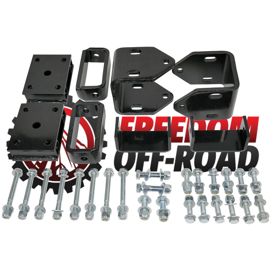 Freedom-Off-Road-4-Block-Golf-Cart-Lift-Kit-EZGO-TXT-/-Medalist-Gas-Models-#FOP-E30140-FOP-E30140-CRO