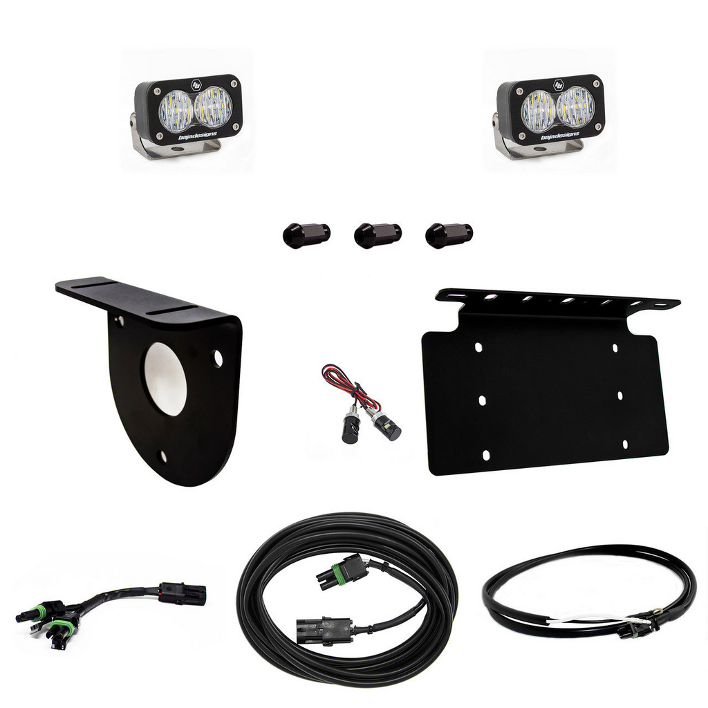 2021+ Ford Bronco S2 Sport Dual Reverse Light Kit Wide Cornering/Upfitter/License Plate Mount