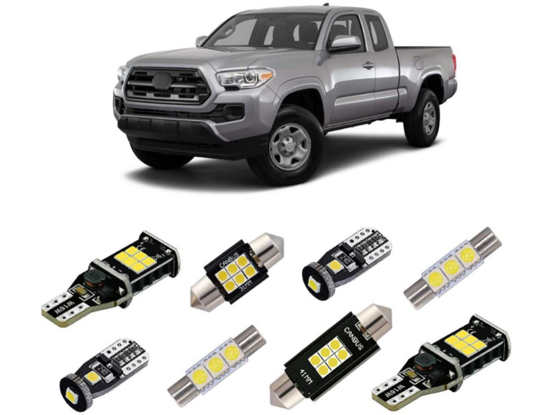 2016-2020 TOYOTA TACOMA 9-PIECE INTERIOR LED LIGHT KIT - Cali Raised Offroad