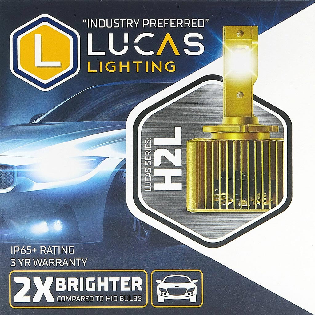Lucas Lighting H2L Series HID to LED Headlight Kit Pair