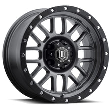 Load image into Gallery viewer, Icon Alloys Alpha Gun Metal - 20 X 9 / 8 X 170 Bolt Pattern / 0MM Offset / 5&quot; Backspace