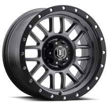 Load image into Gallery viewer, Icon Alloys Alpha Gun Metal - 17 X 8.5 / 6 X 5.5 Bolt Pattern / 0MM Offset / 4.75&quot; Backspace