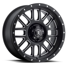 Load image into Gallery viewer, Icon Alloys Alpha Satin Black Milled Windows - 20 X 9 / 5 X 150 Bolt Pattern / 16MM Offset / 5.625&quot; Backspace