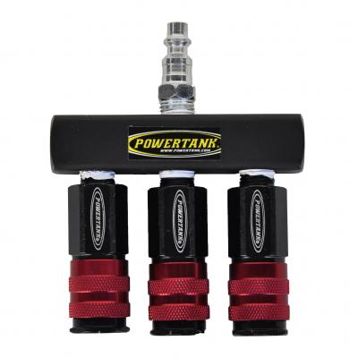 Air Hose Manifold Triple Outlet Power Tank - MAN-9019 - Cali Raised Offroad