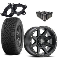 Wheel Package Toyota Tacoma / 4Runner Includes LIft, Wheels, Tires,, Lugs & LABOR