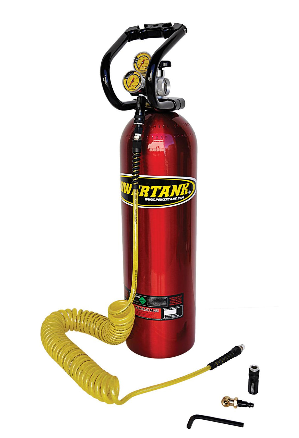 CO2 Tank 15 Lb Basic System 250 PSI Regulator Candy Red Power Tank - PT15-5300-CR - Cali Raised Offroad