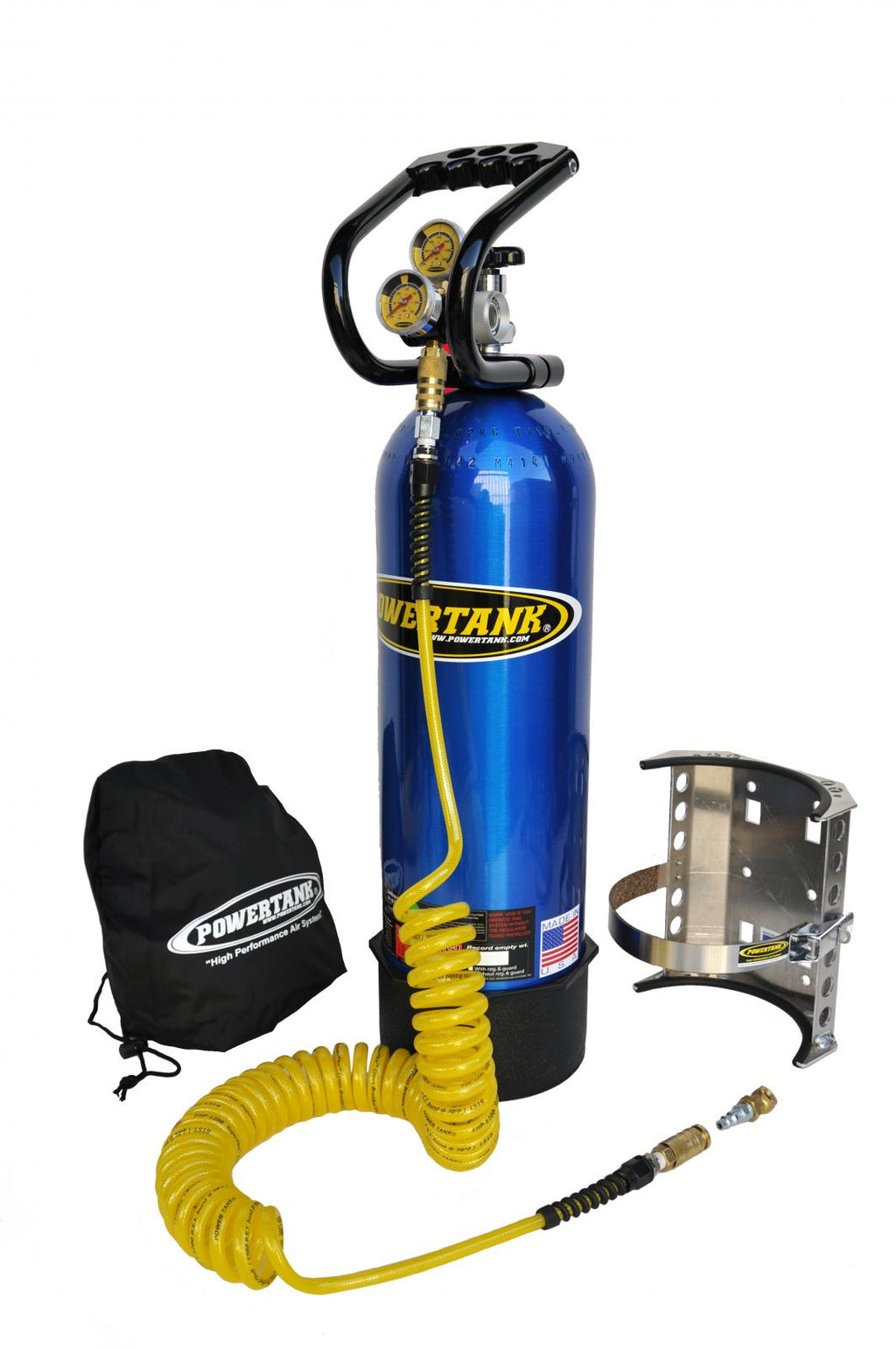 CO2 Tank 15 Lb Power Tank Package A 250 PSI Candy Blue Power Tank - PT15-5340-CB - Cali Raised Offroad