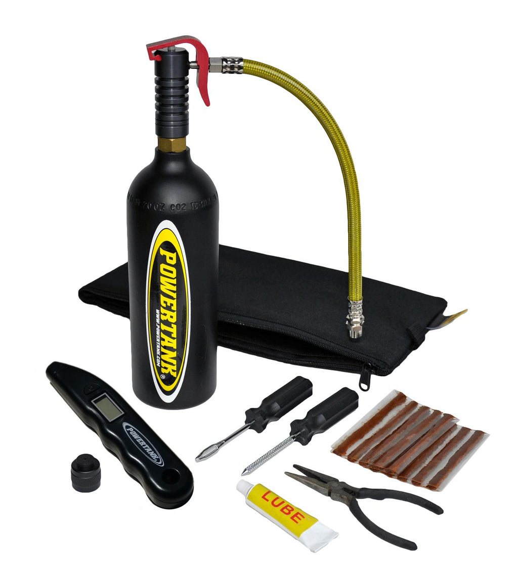CO2 Bottle Power Shot Trigger System 20 Oz Matte Black Power Tank - PTM-0125 - Cali Raised Offroad