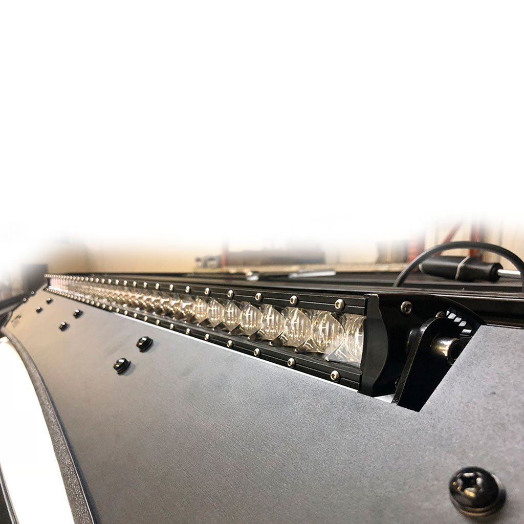 40" Cut-Out Prinsu Roof Rack Slim LED Light Bar Bracket Kit - Cali Raised Offroad