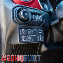 Load image into Gallery viewer, 18-CURRENT JEEP JL SDHQ BUILT SWITCH PROS SP-9100 KEYPAD MOUNT - SDHQ-23-1130-JL