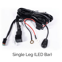 Load image into Gallery viewer, Wiring Harness - Single LEG Complete With Relay &amp;1 Lighting Plug