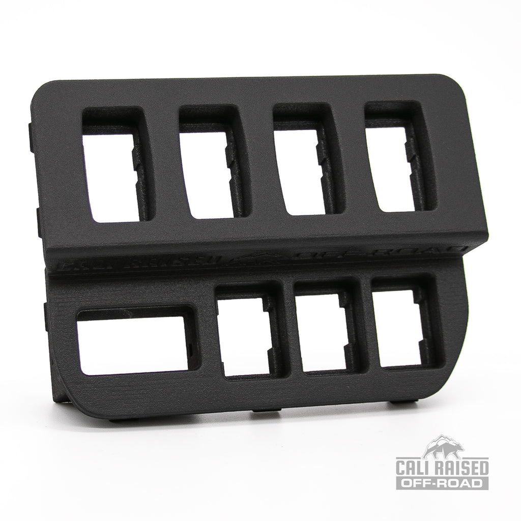 16-23 Toyota Tacoma Switch Panel adding 4 Tall OEM Style Switches - Cali Raised Offroad