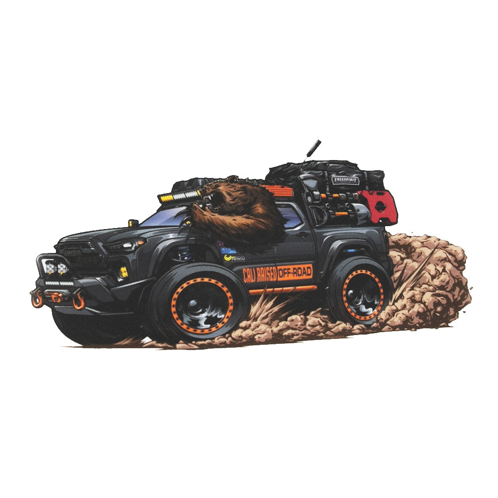 Cali Raised Offroad Decal 4x2.25" Tacoma Design 22 - Cali Raised Offroad