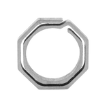 Meso Customs Titanium Octo Key Ring - TIKEYRING-HEX