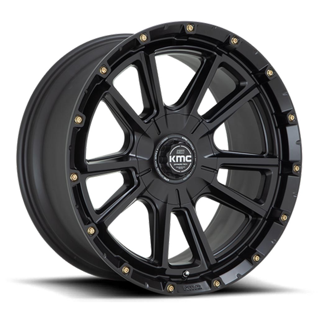KMC KM100 Sync Wheel, 17x9  - Satin Black - KM10079067718