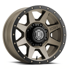 Load image into Gallery viewer, Icon Alloys Rebound Bronze 17 X 8.5 5 X 5 Bolt Pattern -6MM Offset 4.5 Inch Backspace - 1817857345BR