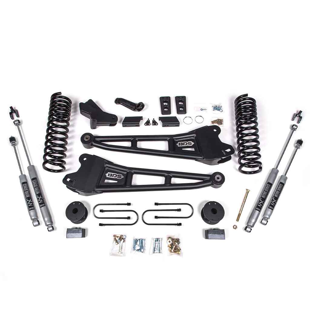 2013-2018 Dodge / Ram 3500 Truck 4WD w/ Rear 4" Radius Arm Lift Kit - 1792H