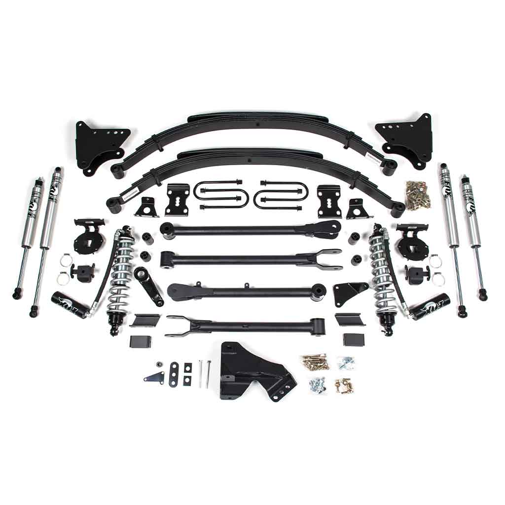 2011-2016 Ford F250-F350 Super Duty 4WD 4" 4-Link Coilover Lift Kit Diesel Only - 590F