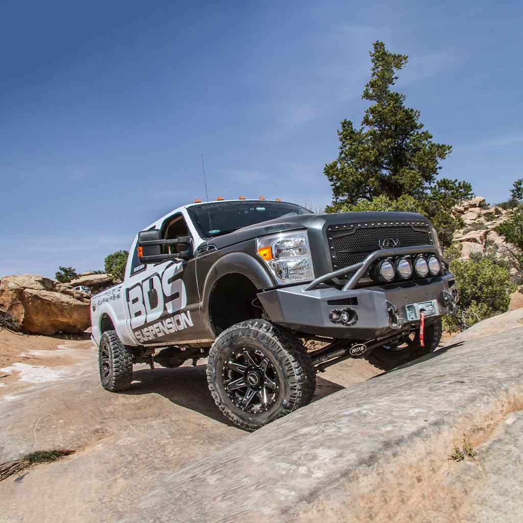 2011-2016 Ford F250-F350 Super Duty 4WD 6" 4-Link Coil-Over Performance Elite Lift Kit - 596FPE