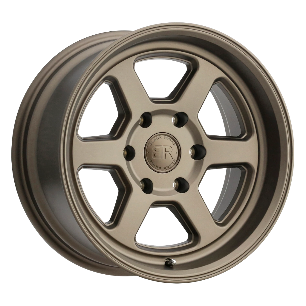 Black Rhino Rumble Wheel, 17x8.5 with 6 on 5.5 Bolt Pattern - Bronze - 1785RBL-26140Z12