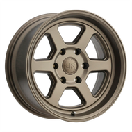 Black Rhino Rumble Wheel, 17x8.5 with 6 on 5.5 Bolt Pattern - Bronze - 1785RBL-26140Z12