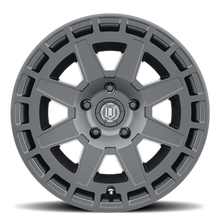 Load image into Gallery viewer, Icon Alloys Compass Satin Brass - 17 X 8.5 / 6 X 5.5 Bolt Pattern / 0MM Offset / 4.75&quot; Backspace