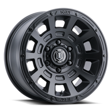 Load image into Gallery viewer, Icon Alloys Thrust Smoked Satin Black - 17 X 8.5 / 5 X 5 Bolt Pattern / -6MM Offset / 4.5&quot; Backspace