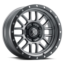 Load image into Gallery viewer, Icon Alloys Alpha Titanium - 17 X 8.5 / 6 X 5.5 Bolt Pattern / 0MM Offset / 4.75&quot; Backspace