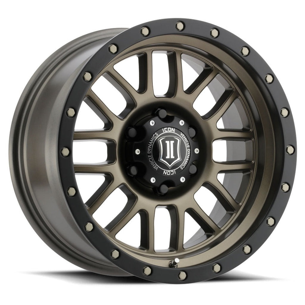 Icon Alloys Alpha Bronze - 17 X 8.5 / 5 X 5 Bolt Pattern / 0MM Offset / 4.75" Backspace