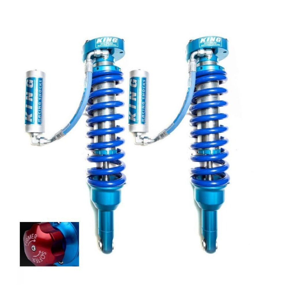 King Shocks 25001-119A-EXT Front 2.5" Coilovers Ext Travel W/Adjusters 05+Tacoma