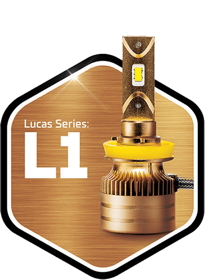 LUCAS ライト Lucas Lighting L1 Series Headlight Pair 3X Brighter – Cali Raised