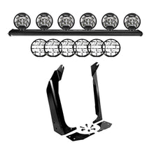Load image into Gallery viewer, 50&quot; KC Xross Bar - Overhead - SlimLite LED - 6-Light System - 300W Spot Beam - for 97-06 Jeep TJ