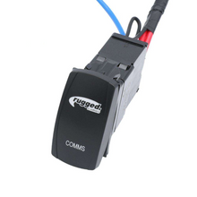 Load image into Gallery viewer, All In One Power Switch for Waterproof Radio &amp; Intercom - &quot;Comms&quot; Rocker Switch