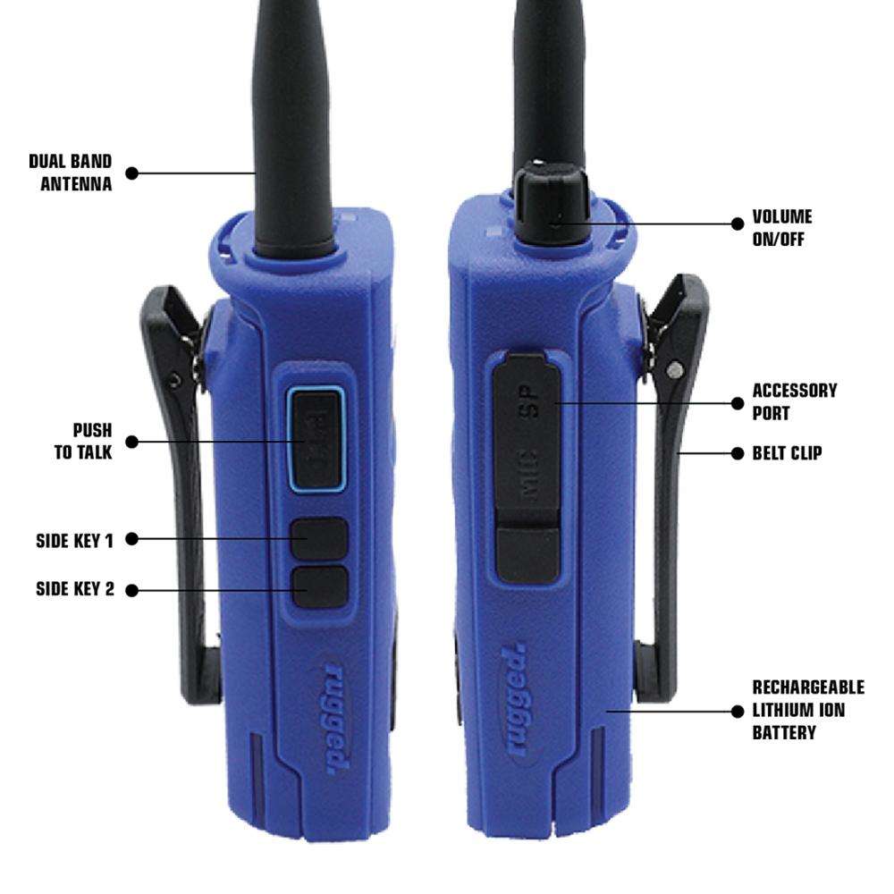Rugged R1 Business Band Handheld - Digital and Analog - R1