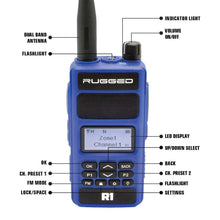 Load image into Gallery viewer, Rugged R1 Business Band Handheld - Digital and Analog - R1