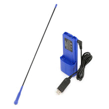 Load image into Gallery viewer, &quot;Go Further Bundle&quot; for V3 &amp; RH5R Handheld Radios Long Range Antenna, XL Battery, &amp; USB Charging Cable Caliraisedoffroad
