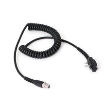Load image into Gallery viewer, Icom Bolt On Handheld Radio Headset Coil Cord Caliraisedoffroad