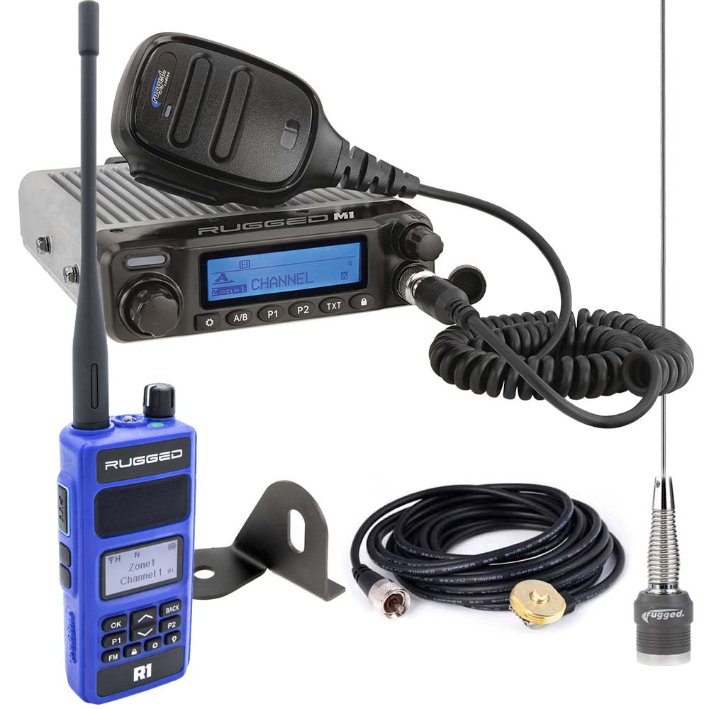 Jeep Radio Kit Digital Business Band Mobile and R1 Handheld Radios Caliraisedoffroad