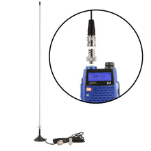 Load image into Gallery viewer, Magnetic Mount Antenna for Rugged Handheld Radios Dual Band Caliraisedoffroad