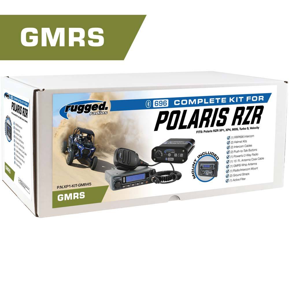 *Powerful 45Watt GMRS Radio* Polaris RZR Complete UTV Communication Kit Caliraisedoffroad