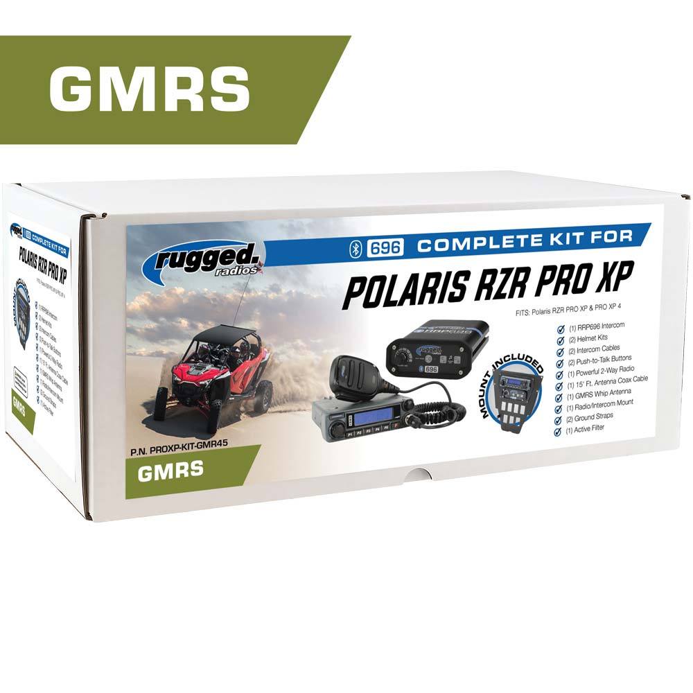 *Powerful 45Watt GMRS Radio* Polaris RZR Pro XP / Pro R Complete UTV Communication Kit Caliraisedoffroad