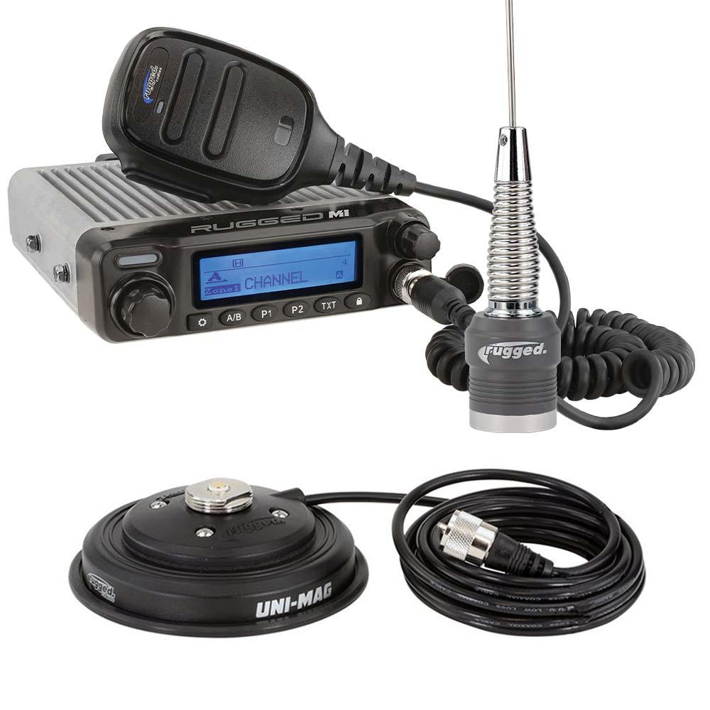 Radio Kit - Rugged M1 RACE SERIES Waterproof Mobile with Antenna - Digital and Analog - RK-M1-V - Cali Raised Offroad