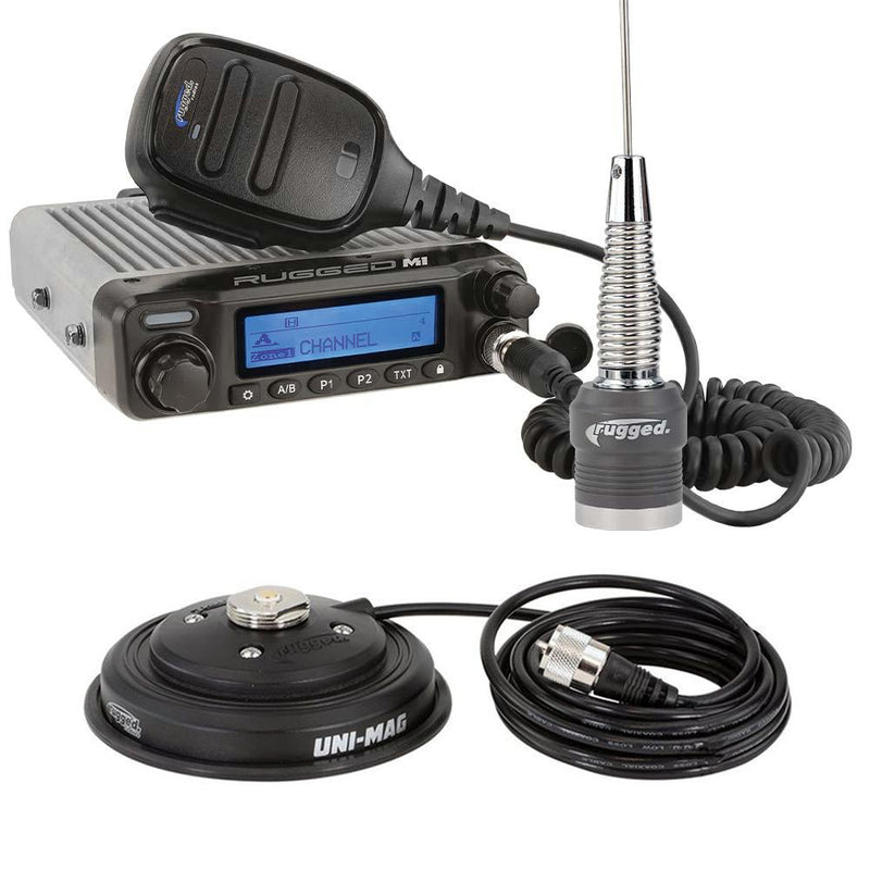 Radio Kit - Rugged M1 RACE SERIES Waterproof Mobile with Antenna - Digital and Analog - RK-M1-V - Cali Raised Offroad