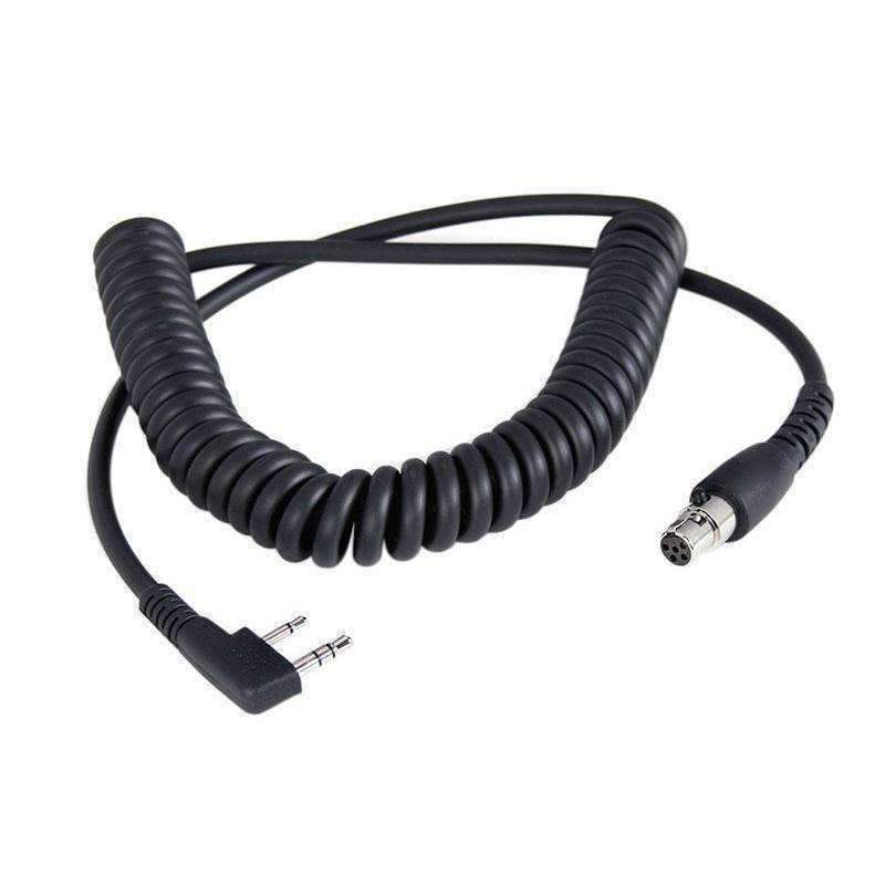 Rugged and Kenwood Handheld Radio Headset Coil Cord Caliraisedoffroad