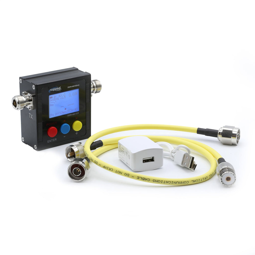 SWR UHF & VHF Antenna Power Meter with Cables - SWR-METER-KIT - Cali Raised Offroad
