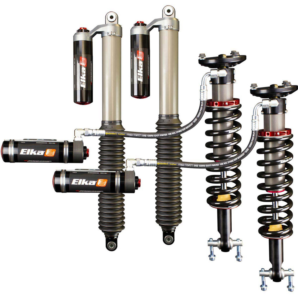 14-19 F150 Elka 2.5 DC RESERVOIR FRONT & REAR SHOCKS KIT 90031 - Cali Raised Offroad